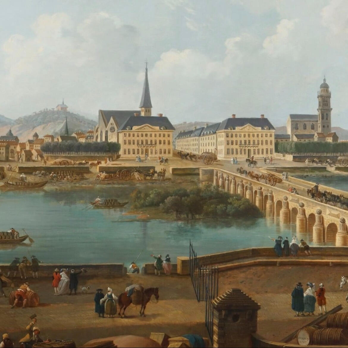 Panoramic view of Tours
