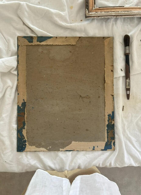 Lithographie XIX ème Siècle du Château de Chenonceaux et son encadrement